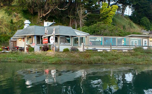Ginochio's Kitchen waterfront restaurant in Bodega Bay
