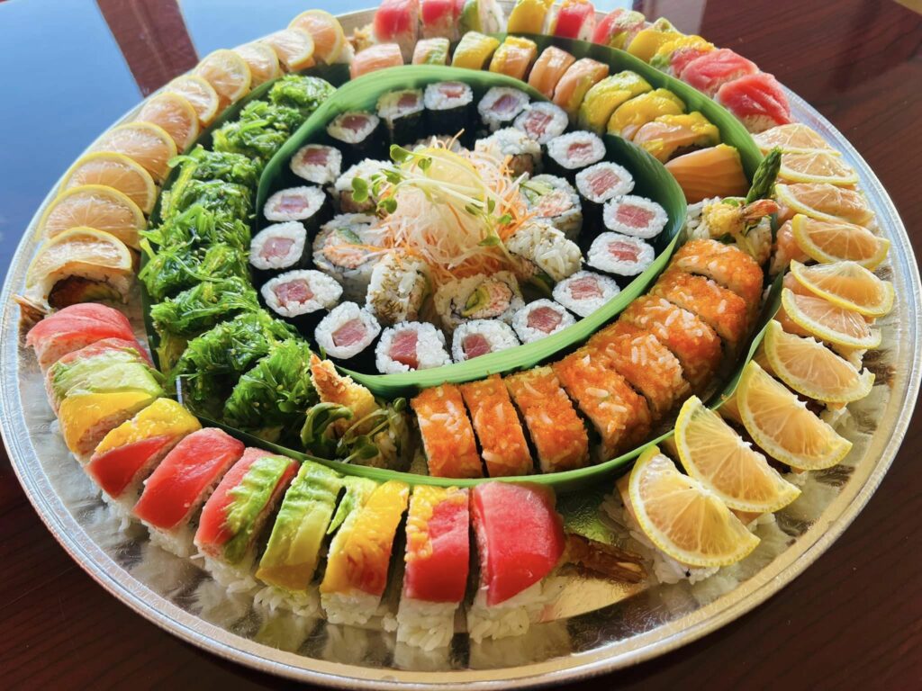 Ume Bistro Japanese Bistro sushi platter
